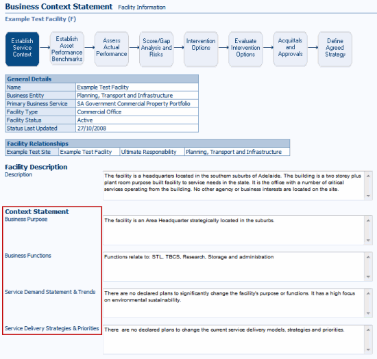 SAMIS > Training > Module 14 - Business Context Statements