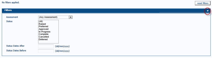 SAMIS > Training > Module 20 - Option & Works Management